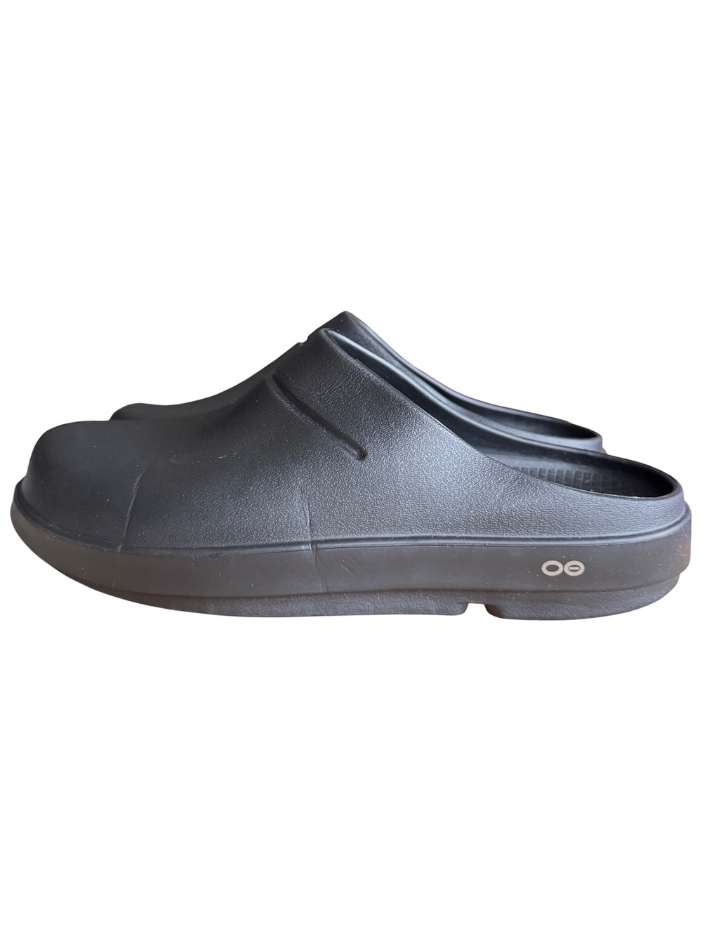 OOFOS OOcloog Recovery Clog Black Mens 13 / Womens 15 Unisex Slip-On Mule